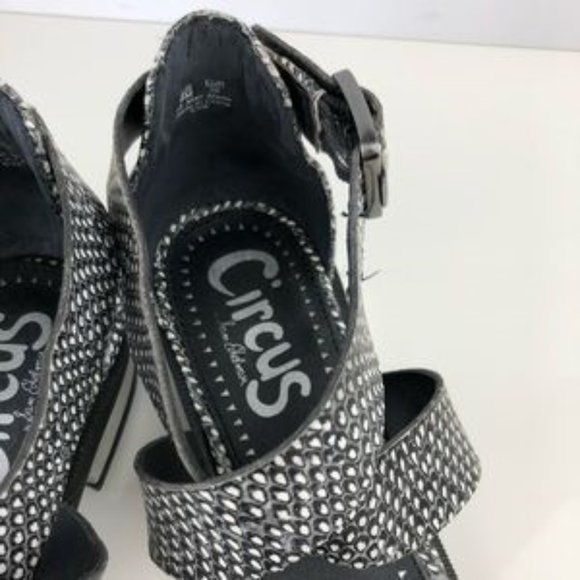 Circus by Sam Edelman Faux Snakeskin Sandal Size 8 - Picture 7 of 8